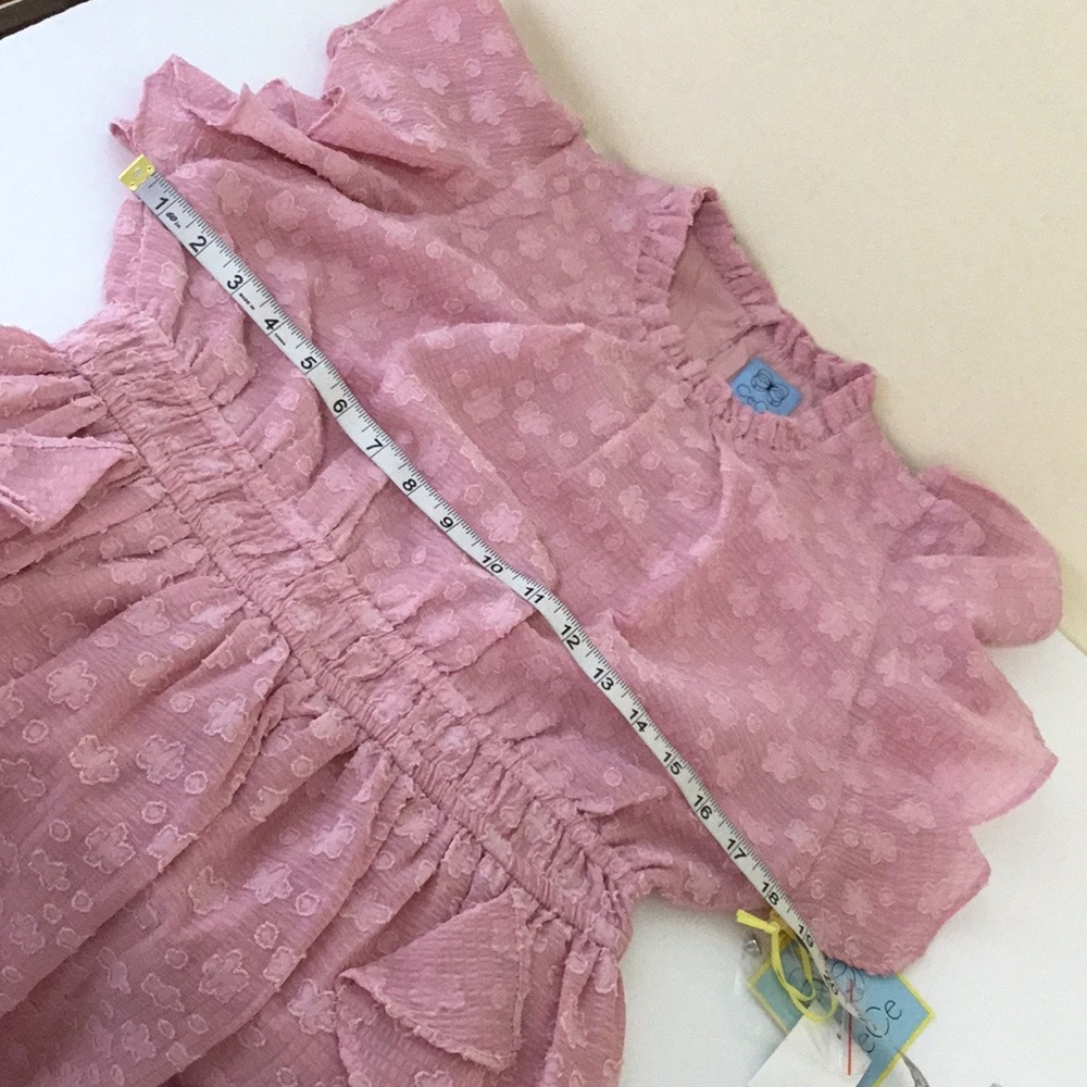 CeCe Pink Ruffle Mini Dress - Picture 11 of 11